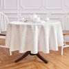 Natural and White Narrow Stripe