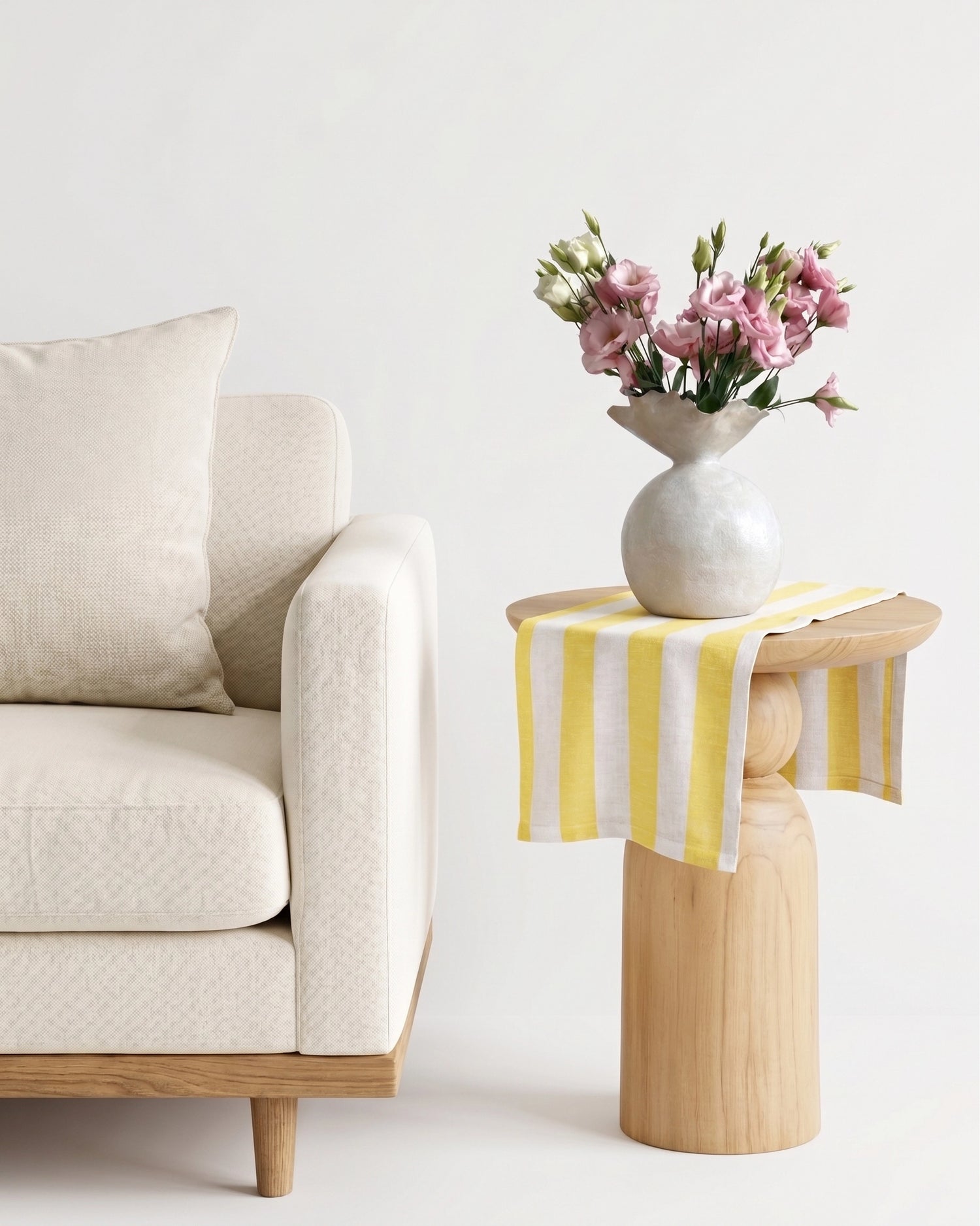 Primrose Yellow & White