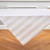 Natural and White Cabana Stripe