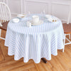 Sky Blue & White Capri Stripe