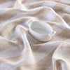 Natural and White Cabana Stripe