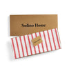Red and White Madison Stripe
