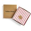 Red and White Madison Stripe