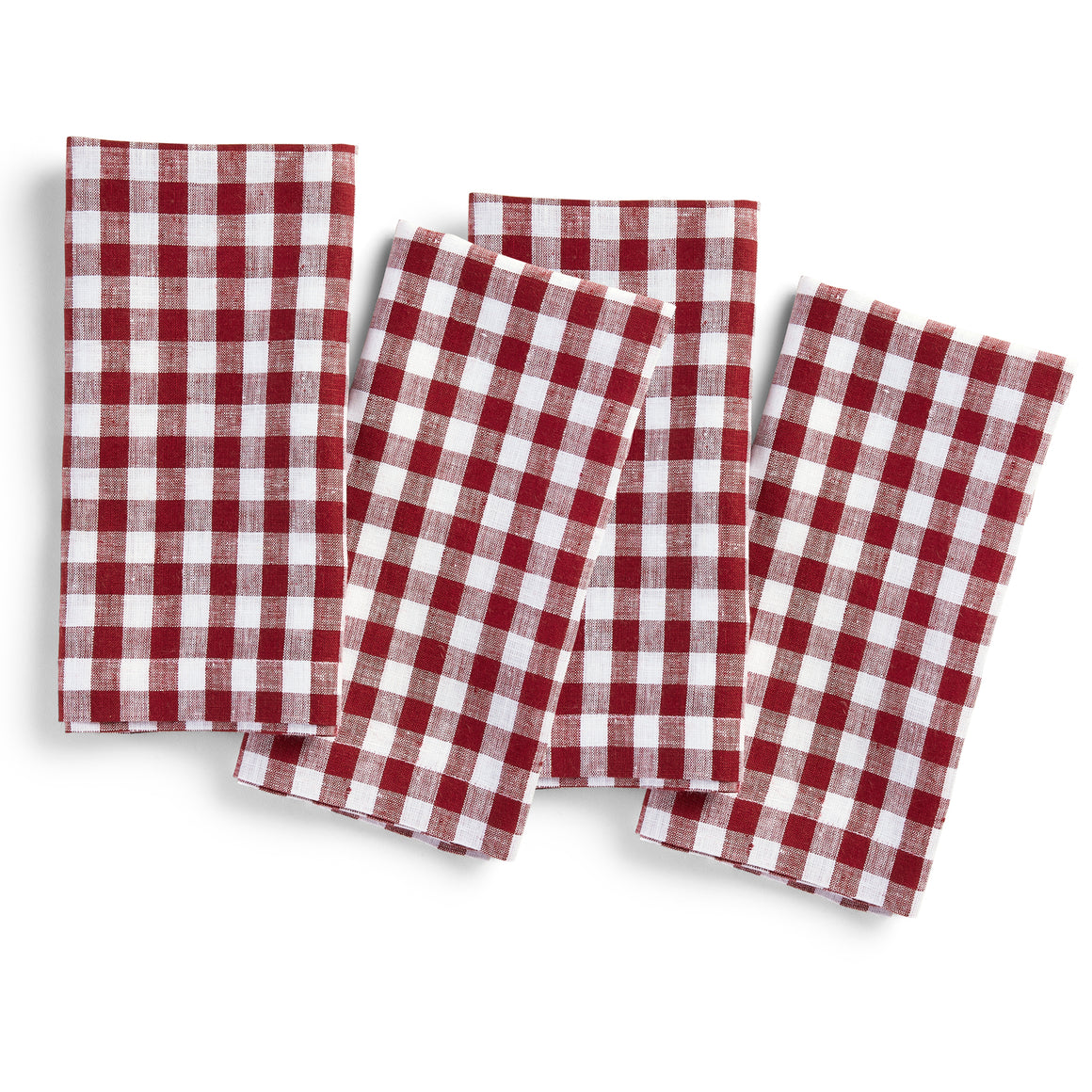 Gingham Check Dinner Napkins