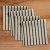 Black and Natural Madison Stripe