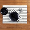 Black and White Madison Stripe