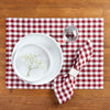 Burgundy Gingham