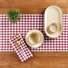 Burgundy Gingham