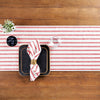 Red and White Madison Stripe