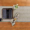 Black and Natural Madison Stripe
