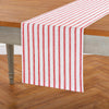 Red and White Madison Stripe