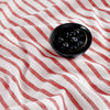 Red and White Madison Stripe