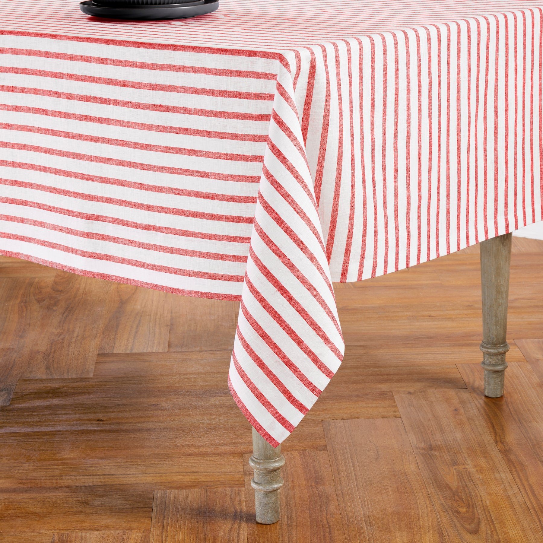 Red and White Madison Stripe