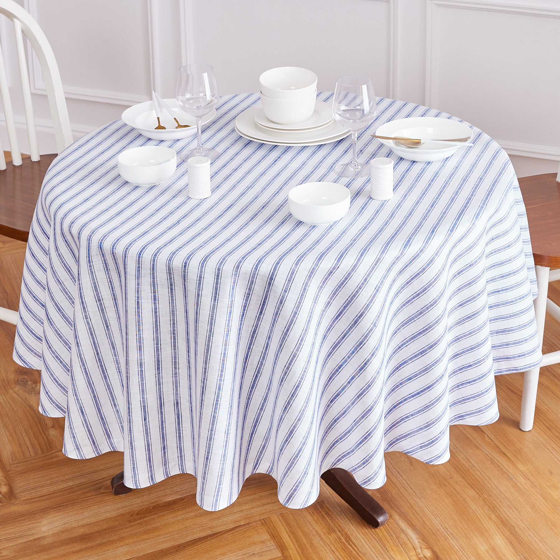 Navy & White Capri Stripe