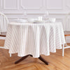 Natural & White Capri Stripe