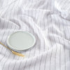 White and Black Pinstripe
