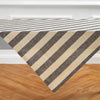 Black and Natural Cabana Stripe