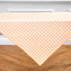Sunny Orange Gingham