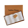 Natural and White Cabana Stripe
