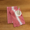Red and White Farmhouse Stripe