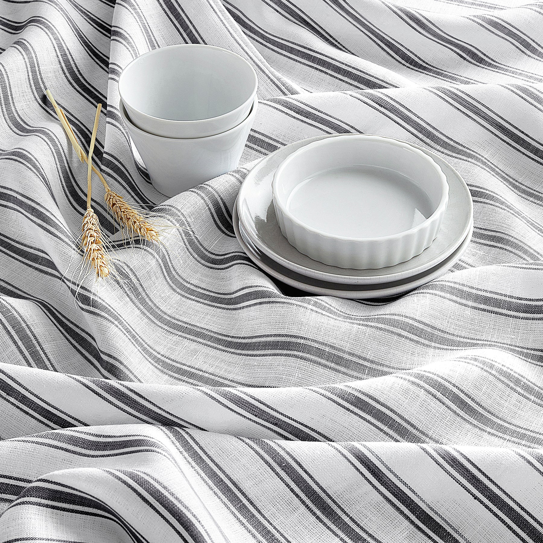 Black & White Capri Stripe
