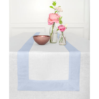 Light Blue & White