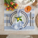 Sky Blue & White