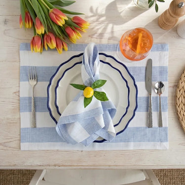 Sky Blue & White
