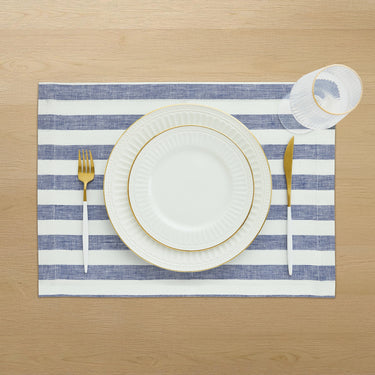 Navy & White