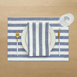 Navy & White