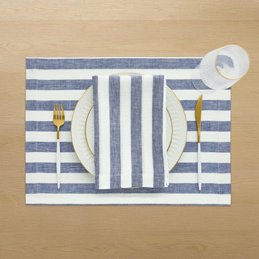Navy & White