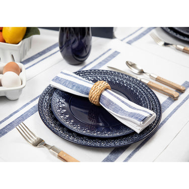 Navy & White