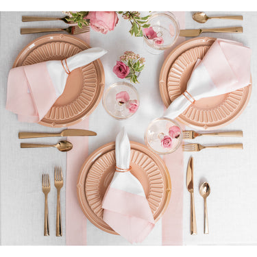 Blush Pink & White