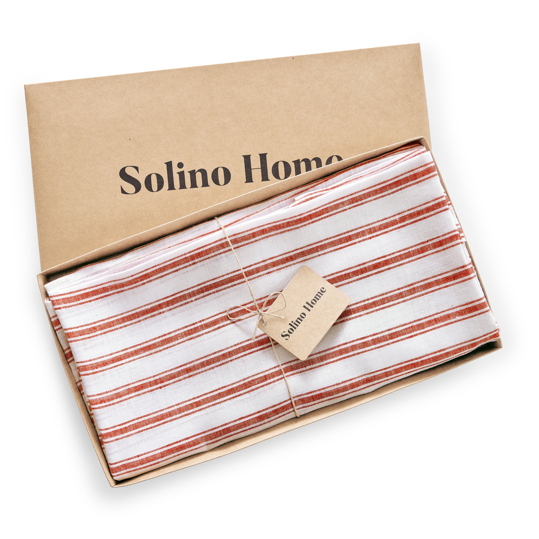 Red & White Capri Stripe