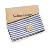 Navy and White Amalfi Stripe