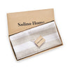 Natural and White Cabana Stripe