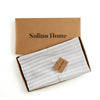 Natural and White Amalfi Stripe