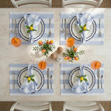 Sky Blue & White