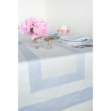Light Blue & White