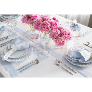 Light Blue & White