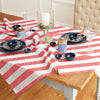 Red and White Cabana Stripe