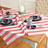 Load image into Gallery viewer, Red and White Cabana Stripe