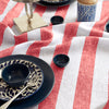 Red and White Cabana Stripe