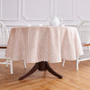 Cinnamon and White Narrow Stripe