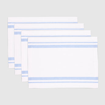 Dusty Blue & White