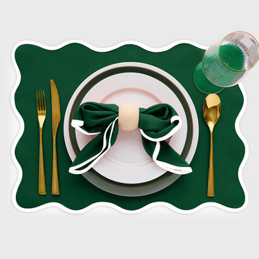 White & Christmas Green