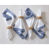Chambray Indigo & White