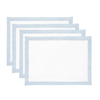 Light Blue & White
