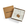 Sage and White Amalfi Stripe
