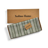 Green and White Chelsea Stripe